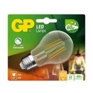 Gp Batteries - gp fil classic 7-60W E27 dim rund - dimmbar 745GPCLAS078234CE1 pas cher