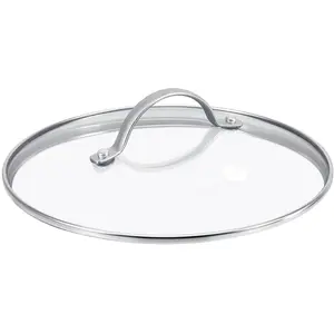 GreenPan universele glazen deksel 28cm - transparant - verhard glas - RVS pas cher