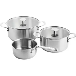 KitchenAid Batterie de Cuisine Inox 3 Pièces CC003630-001
