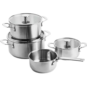 KitchenAid Batterie de Cuisine Inox 4 Pièces CC003575-001