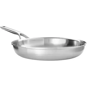KitchenAid Multi-Ply RVS Koekenpan - ø28 cm - inductie - PFAS-vrij pas cher