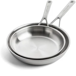 KitchenAid MultiPly 3PLY Ensemble de Poêles à frire 2 pièces en Acier ...