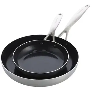 Greenpan Geneva Koekenpannenset 20cm & 28cm - Tri-ply - PFAS-vrij