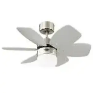Comparateur de prix : Westinghouse - Ventilateur de plafond Flora Royale Chrome avec lumière