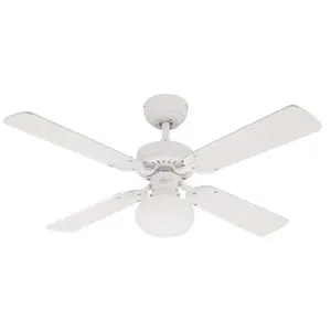 Westinghouse - Ventilateur de plafond Vegas Blanc avec éclairage