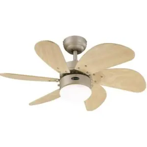 Westinghouse - Ventilateur de plafond Turbo Swirl Titane 76 cm pas cher