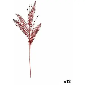 Krist+ Branch Red Christmas 90 cm 12 Units Plastic (12 Units) pas cher