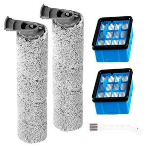 SODIAL Kit de Pièces de Rechange pour Aspirateur pour Bissell CrossWave OmniForce 3882 3883 avec Rouleau de Brosse Multi-Surfaces, Filtre pas cher