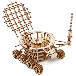 EWA Eco-Wood-Art - Puzzle 3D en bois pour adolescents et adultes - Lun... pas cher