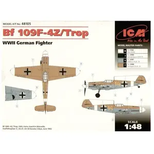 Messerschmitt Bf 109f-4z/Trop - Icm Icm48105-Icm-Icm pas cher