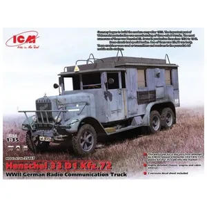 Henschel 33 D1 Kfz.72 Camion Radio Allemand 2ème Gm - Icm Icm35467-Icm