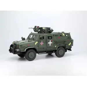1:35 ICM 35014 Ukrainian MRAP-class Armored Vehicle Kozak-2 Plastic Mo... pas cher