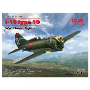 I-16 Type 10, Chasseur Soviétique De La Seconde Guerre Mondiale - Accessoires Modélisme Icm 3312004-Icm pas cher
