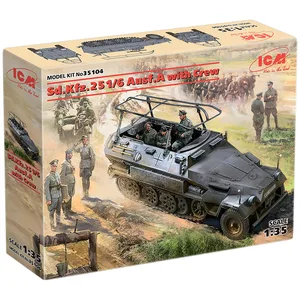ICM ICM35104 1:35-SD.Kfz.251/6 Ausf.A avec équipage
