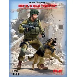Icm - Idf K-9 Unitz "Oketz"Maquette Figurine Idf K-9 Unitz "Oketz" Icm 16102 1/16ème Maquette Char Promo Figurine Miniature pas cher