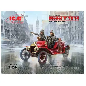 ICM Modèle T 1914 Fire Truck with Crew pas cher