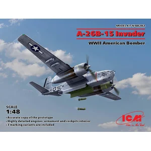 1:48 ICM 48282 A-26B-15 Invader WWII American Bomber Plastic Modelbouwpakket