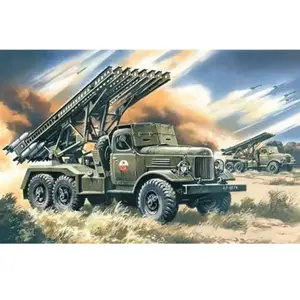 ICM 72571   Système de 13 16 "katiusha Multiple Launch Rocket BM pas cher