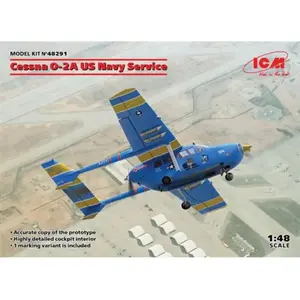 1:48 ICM 48291 Cessna O-2A US Navy Service Plastic Modelbouwpakket pas cher