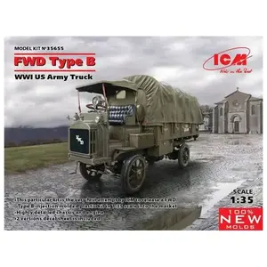 ICM ICM35655 1:35-FWD Type B, WWI US Army TruckVendu pargalaxus