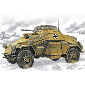 ICM 72411   SD. KFZ. 222 German Armoured Light pas cher