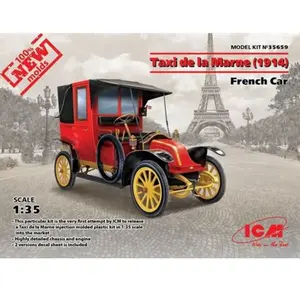 Maquette à assembler - ICM - Taxi de la Marne (1914) - Échelle 1/35 - Couleur Unique - Pour Adulte pas cher