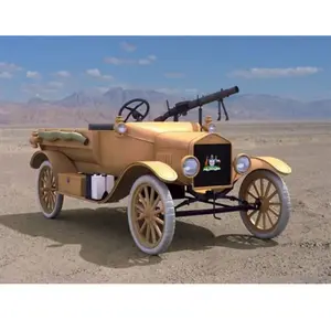 ICM 35663 Kit de modélisation modèle T 1917 LCP, WWI Australian Army Car Noir
