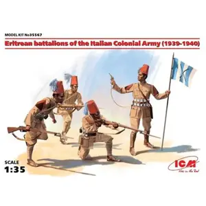 ICM Eritrean Battalions Of The Italian Army (1939-1940) 4 Figures- 1:35e -... pas cher