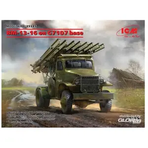 1:35 ICM 35595 BM-13-16 on G7107 base Truck Plastic ModelbouwpakketVendu parbol