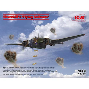 ICM Modelbouwpakket Vliegtuigen - 48354 Handley Page Hampden Churchill’s Flying Suitcase WWII - Brits Propellervliegtuig Plastic - 1:48 - Modelbouw pas cher