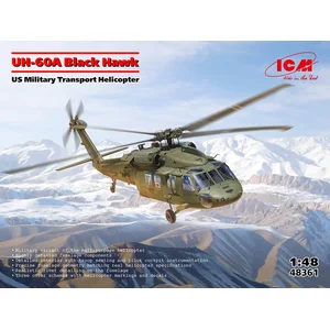 LTEBLO ICM 1:48 UH-60A Black Hawk US Military Helicopter pas cher