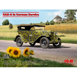 ICM Modelbouwpakket Militaire voertuigen - 24053 GAZ-A Passagiersauto ...Vendu parbol