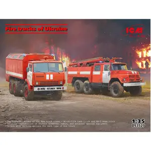ICM Kit Modello Veicoli Antincendio Ucraini pas cher
