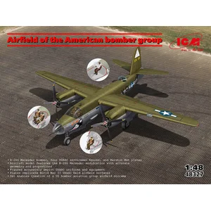 ICM Modelbouwpakket Diorama - 48327 Martin B-26 Marauder - Airfield of...Vendu parbol