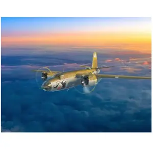 ICM Modelbouwpakket Vliegtuigen - 48323 Martin B-26G Marauder - WWII Amerikaans/Frans Bommenwerper - Propeller Vliegtuig Plastic - 1:48 - Modelbouw