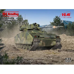 ICM Modelbouwpakket Militaire voertuigen - 72913 M3 Bradley - Amerikaans Cavaleriegevechtsvoertuig Plastic - 1:72 - Modelbouw