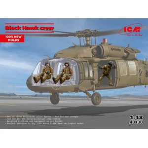 ICM Modelbouwpakket Militaire voertuigen - 48130 Black Hawk Crew - Sik... pas cher