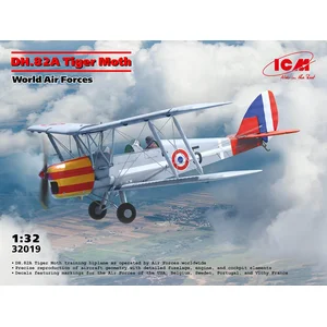 ICM Modelbouwpakket Vliegtuigen - 32019 DH.82A Tiger Moth - World Air ...Vendu parbol