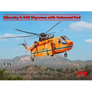 ICM Modelbouwpakket Militaire voertuigen - 53059 Sikorsky S-64E Skycra...Vendu parbol