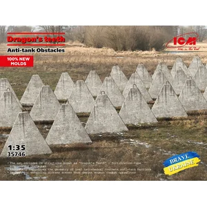 ICM Obstacles anti-tank : Dragons teeth pas cher