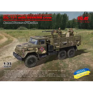 ICM Modelbouwpakket Militaire voertuigen - 35017 ZIL-131 met DShKM en ...Vendu parbol