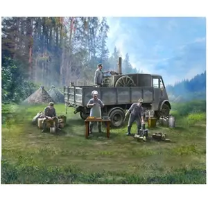 ICM - Maquette Camion Ahn gulaschkanone With Cooks icm35421 1:35 Maque... pas cher