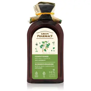 Schubiger Après-shampoing antipelliculaire GREEN PHARMACY aux bourgeons de bouleau et à l'huile de ricin 300 ml pas cher