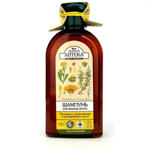 Grüne Apotheke, Shampoing, Calendula Rosemary Oil Hair Shampoo 350ml (350 ml) pas cher