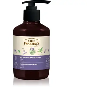 Green Pharmacy Zachte Intieme hygiëne gel - Ontstekingsremmend - met salie - 370ml pas cher