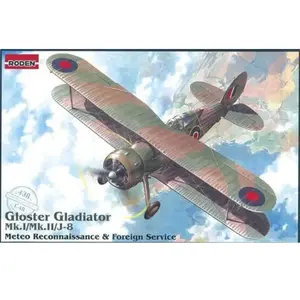 Roden 438 modèle Kit Gloster Gladiator MK. I/MK.II/j-8 Meteo Reconnaissance pas cher
