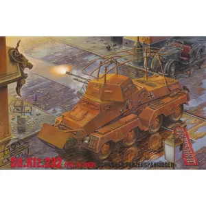 Roden 704 modèle Kit SD. KFZ. 232 Lourd Gourmette Recon Vehicle pas cher