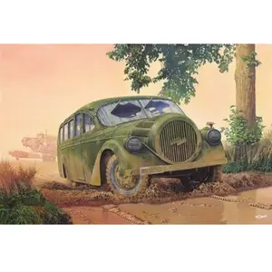 Roden 728 Kit de modélisme Opel Blitzbus Ludewig "Aero" WWII service