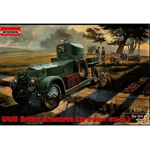 Roden 801 modèle Kit WWII British Armoured Car Pattern 1920 MK. I pas cher
