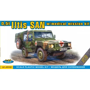 ACE Maquette Véhicule militaire : 05t Iltis SAN w/medical mission kit ... pas cher